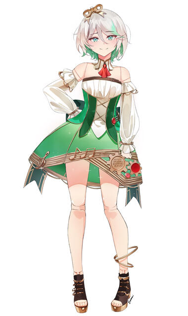 Hololive English fourth generation -Justice. Cecilia Immergreen